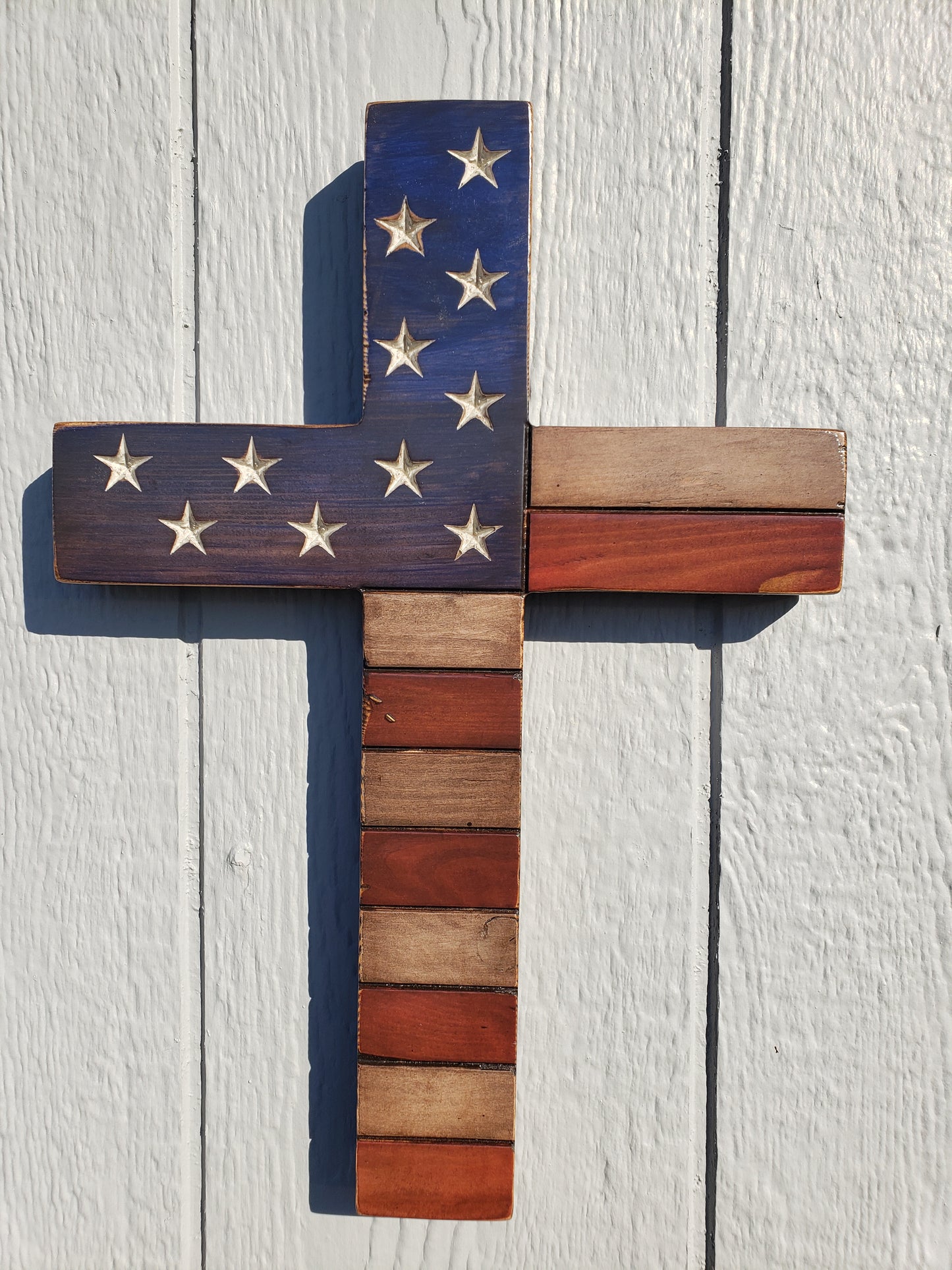 American Flag Cross