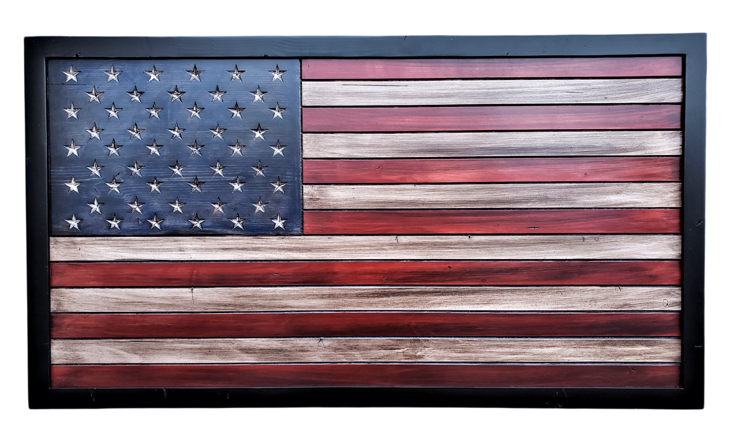 Rustic American Flag || Let Freedom Ring